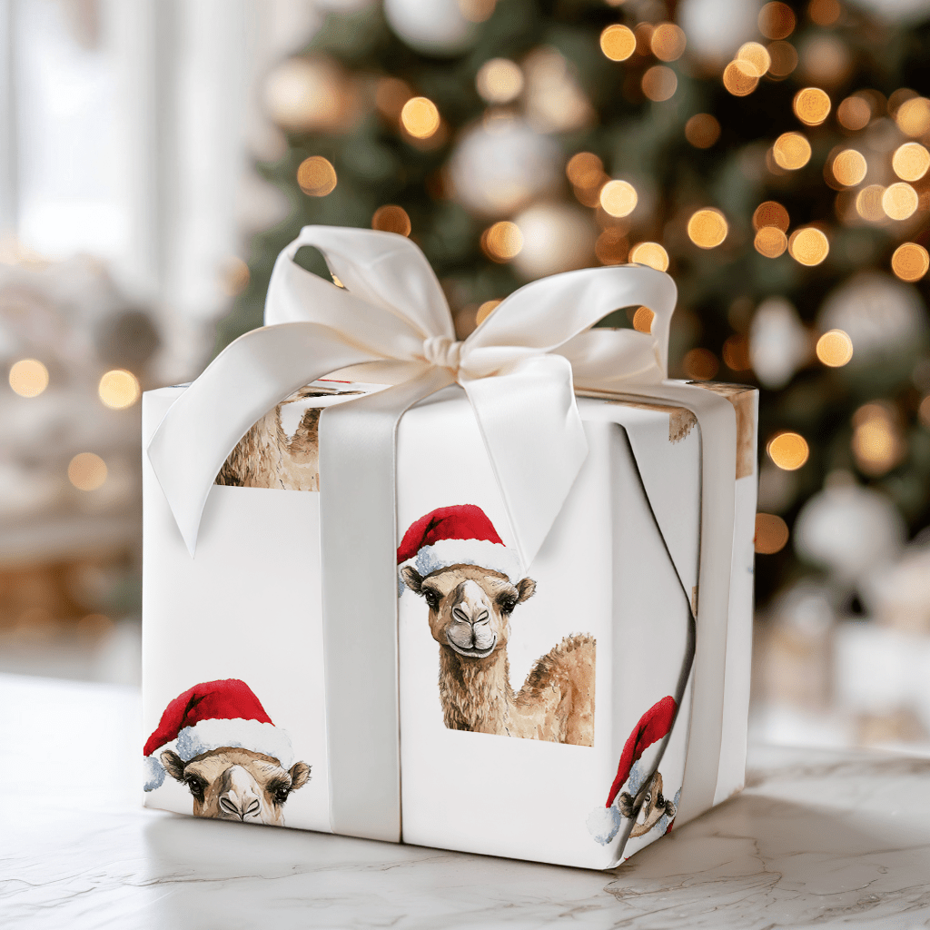 Christmas Camel - Wrapping Paper - Aspen & Arlo