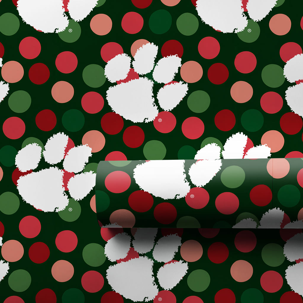 Clemson Winter Dots
