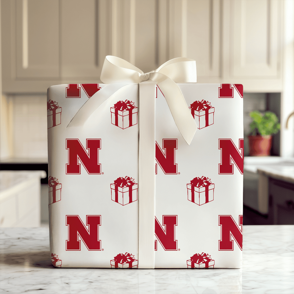 Nebraska Present - Wrapping Paper - Aspen & Arlo