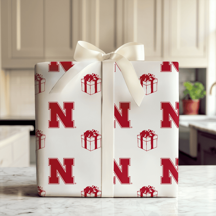 Nebraska Present - Wrapping Paper - Aspen & Arlo