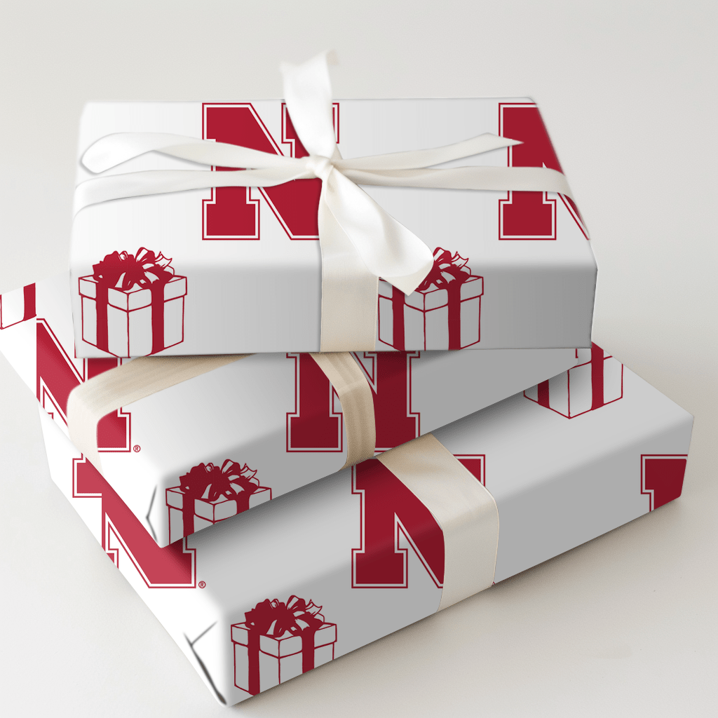 Nebraska Present - Wrapping Paper - Aspen & Arlo