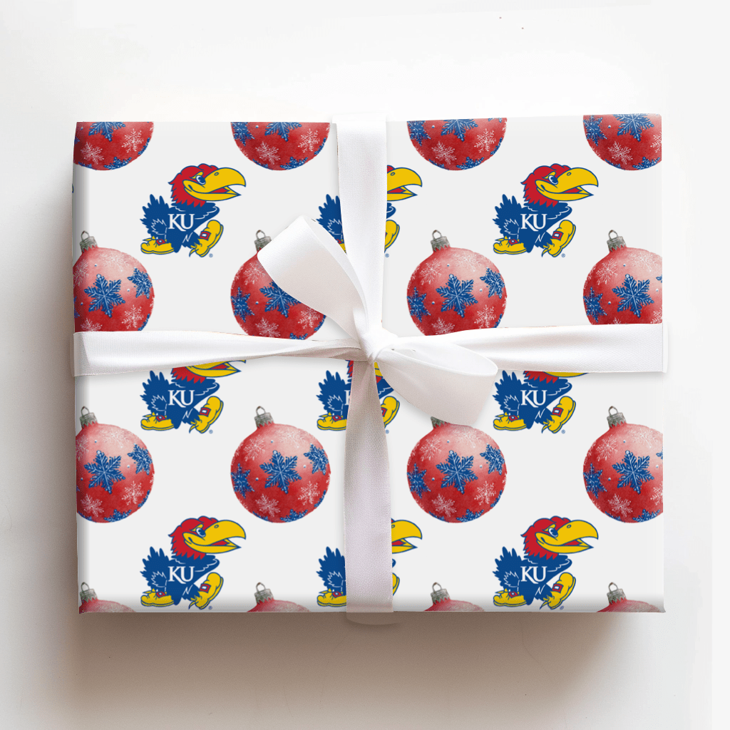 Santa’s Jay Bauble - Wrapping Paper - Aspen & Arlo
