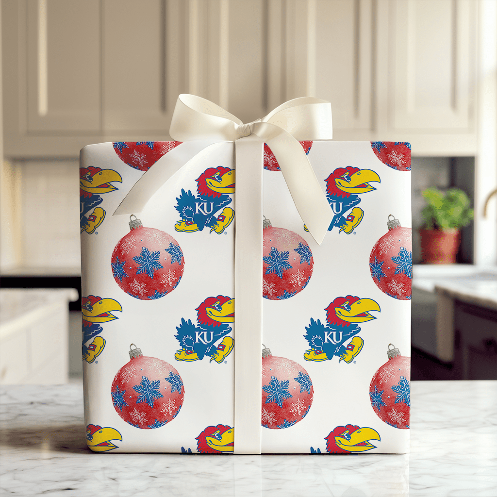 Santa’s Jay Bauble - Wrapping Paper - Aspen & Arlo
