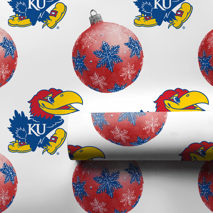 Santa’s Jay Bauble - Wrapping Paper - Aspen & Arlo