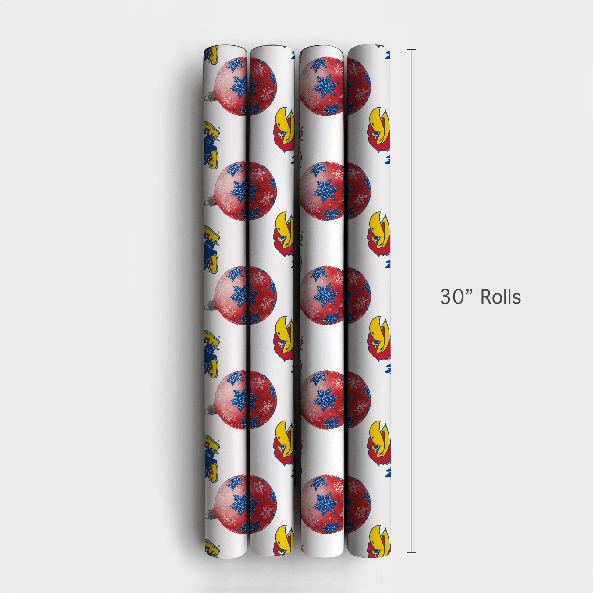 Santa’s Jay Bauble - Wrapping Paper - Aspen & Arlo