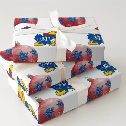 Santa’s Jay Bauble - Wrapping Paper - Aspen & Arlo