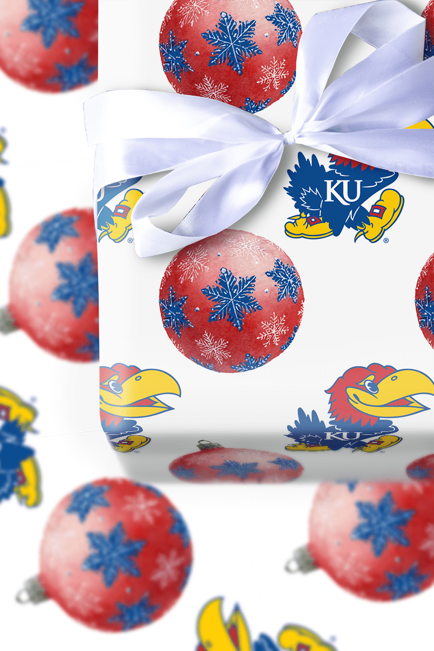 Santa’s Jay Bauble - Wrapping Paper - Aspen & Arlo