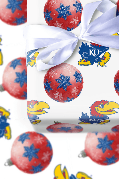 Santa’s Jay Bauble - Wrapping Paper - Aspen & Arlo