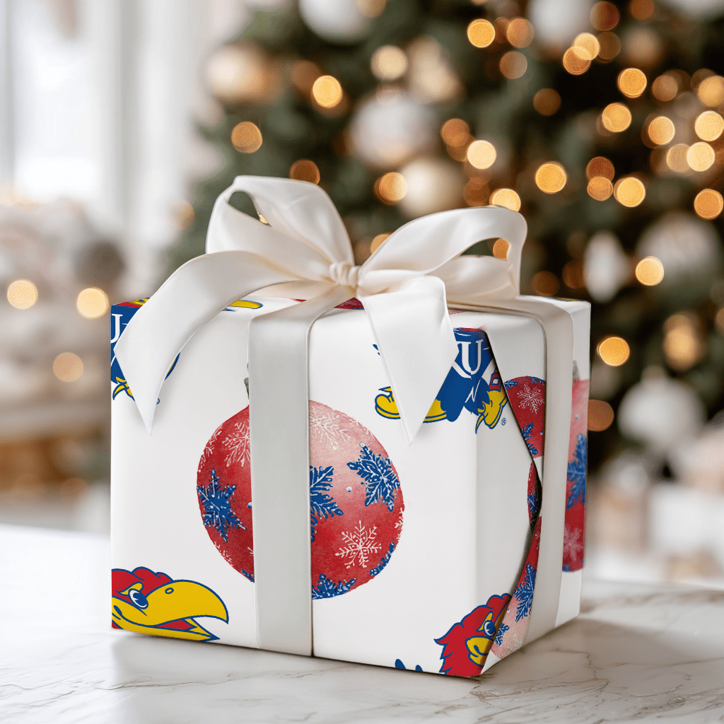 Santa’s Jay Bauble - Wrapping Paper - Aspen & Arlo