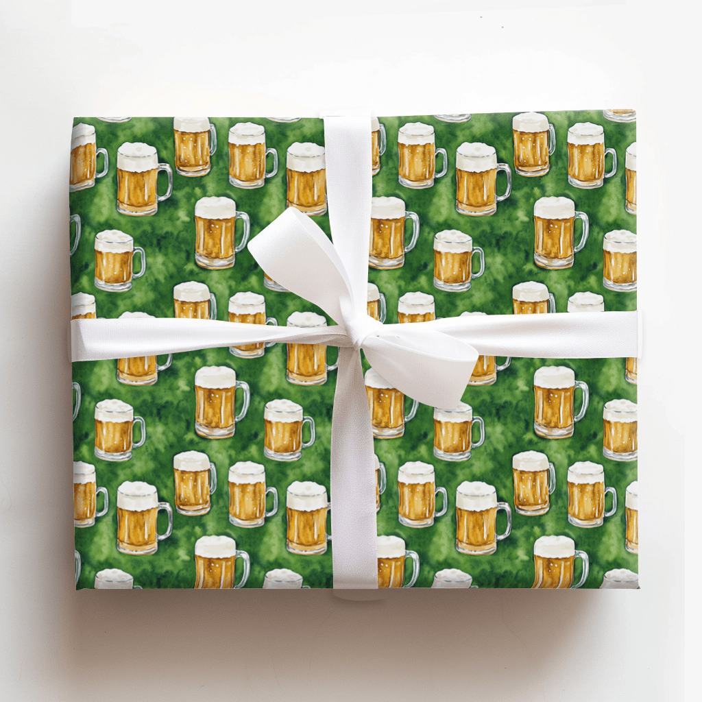 Pint of Gold - Wrapping Paper - Aspen & Arlo