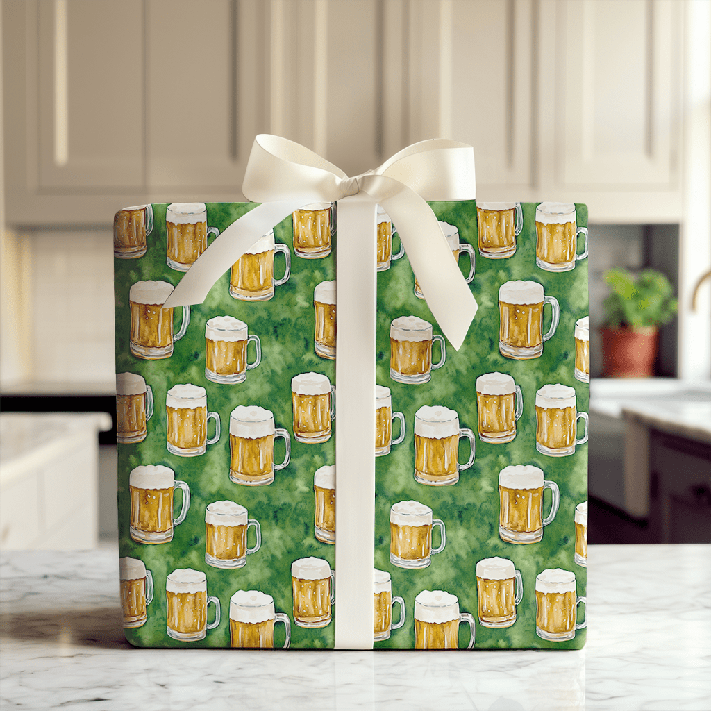 Pint of Gold - Wrapping Paper - Aspen & Arlo