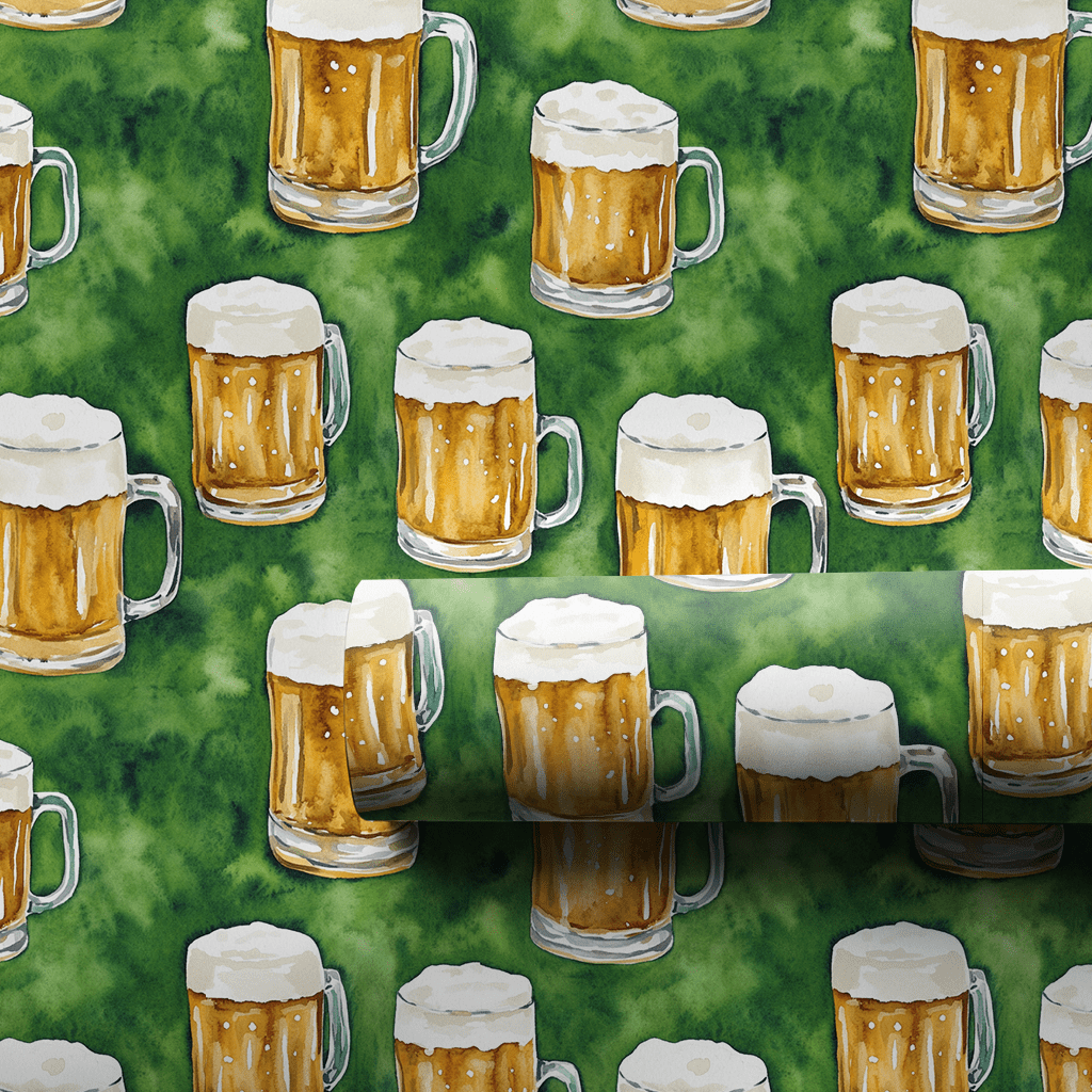 Pint of Gold - Wrapping Paper - Aspen & Arlo