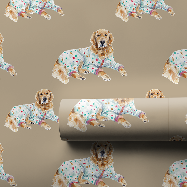 Golden Retriever Christmas Pyjamas
