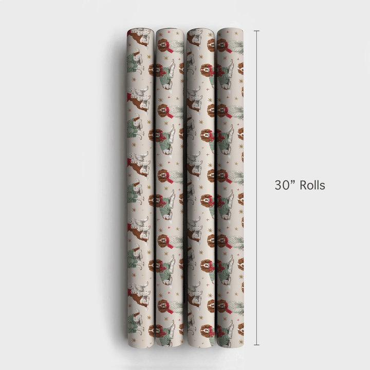 Best Dressed Brittanys - Wrapping Paper - Aspen & Arlo