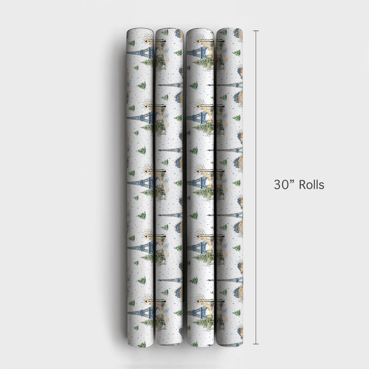 Pluie de Noel - Wrapping Paper - Aspen & Arlo