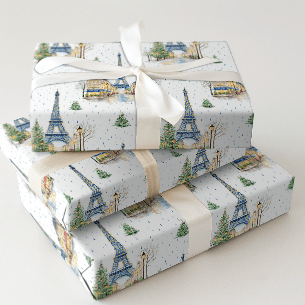 Pluie de Noel - Wrapping Paper - Aspen & Arlo