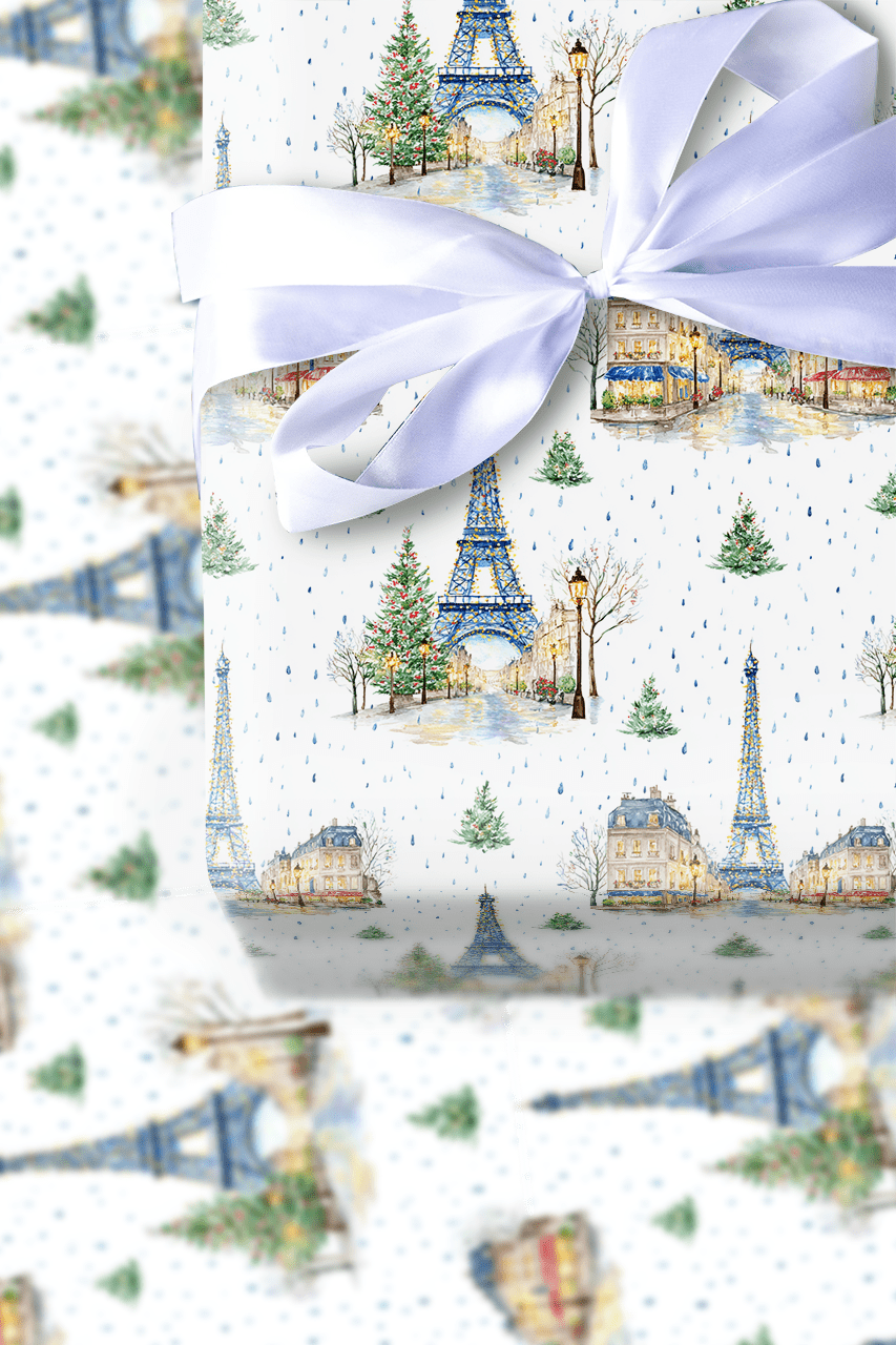 Pluie de Noel - Wrapping Paper - Aspen & Arlo