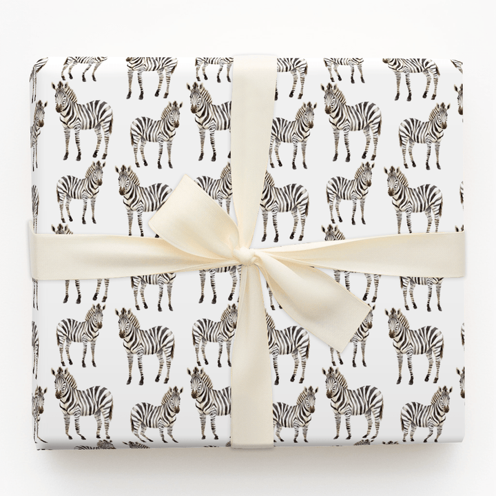Zebra Classic - Wrapping Paper - Aspen & Arlo