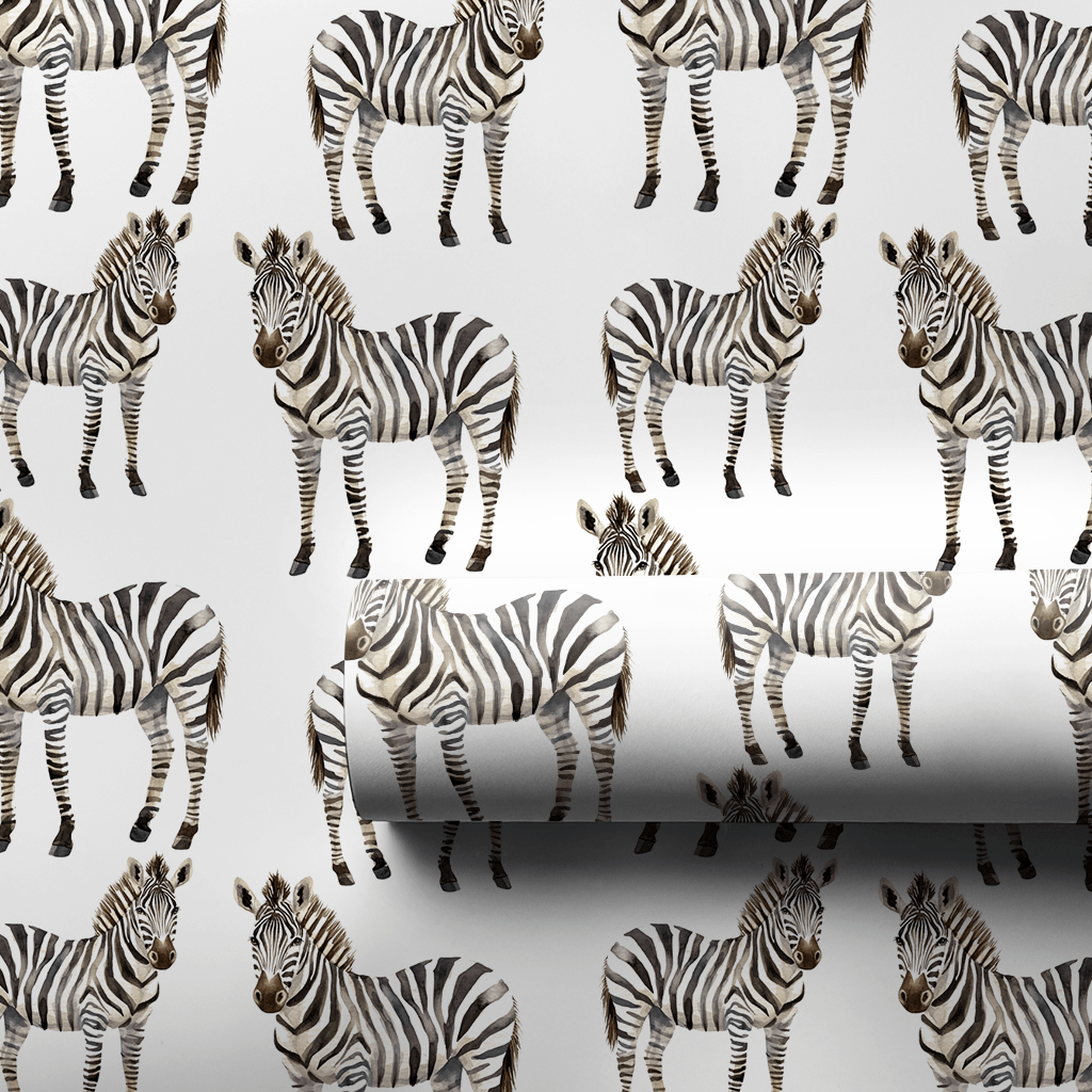 Zebra Classic - Wrapping Paper - Aspen & Arlo