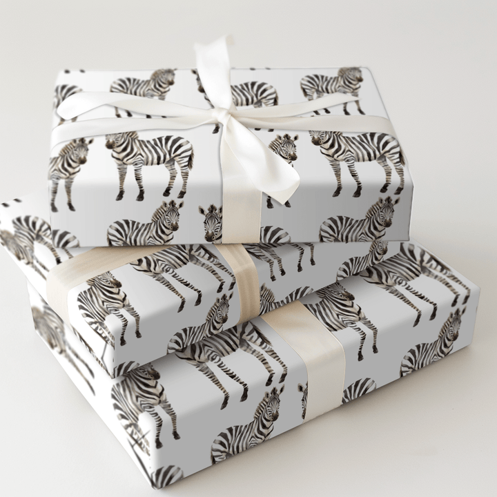 Zebra Classic - Wrapping Paper - Aspen & Arlo