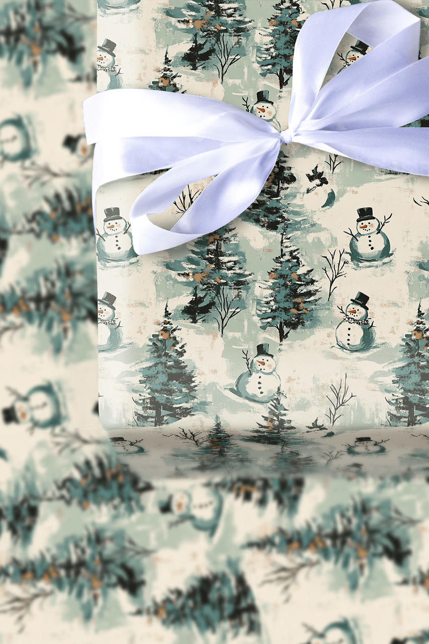 George Snow - Wrapping Paper - Aspen & Arlo