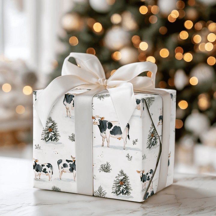 Cows in the Cold - Wrapping Paper - Aspen & Arlo
