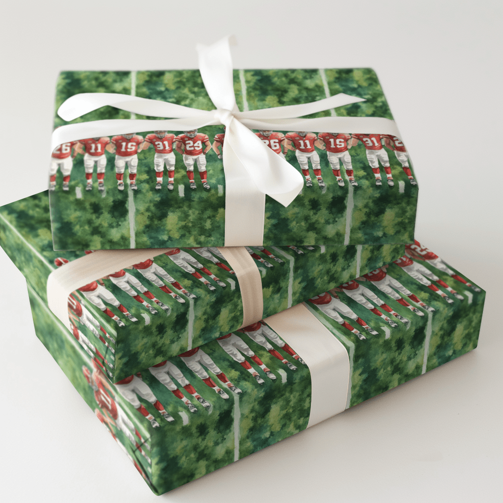 Lineup Boys - Wrapping Paper - Aspen & Arlo