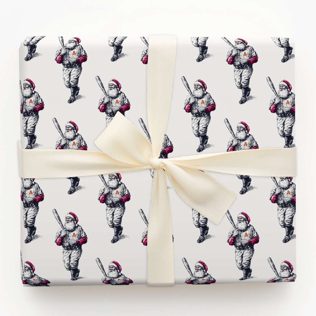 Santa's Sun Devil Swing - Wrapping Paper - Aspen & Arlo