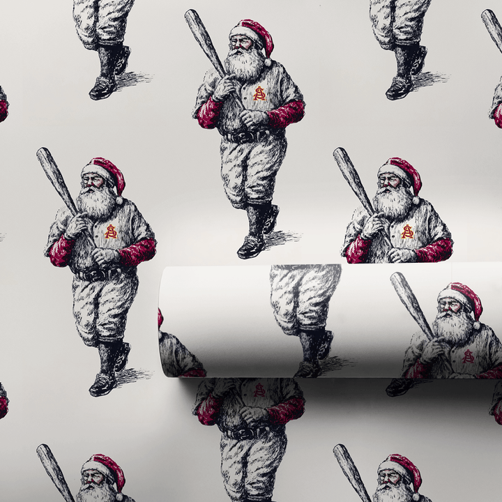 Santa's Sun Devil Swing - Wrapping Paper - Aspen & Arlo