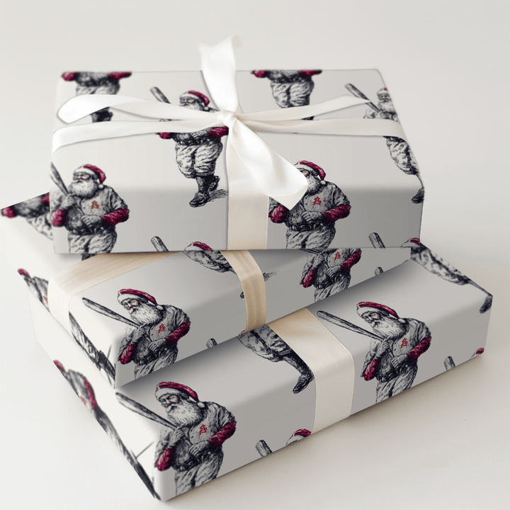 Santa's Sun Devil Swing - Wrapping Paper - Aspen & Arlo