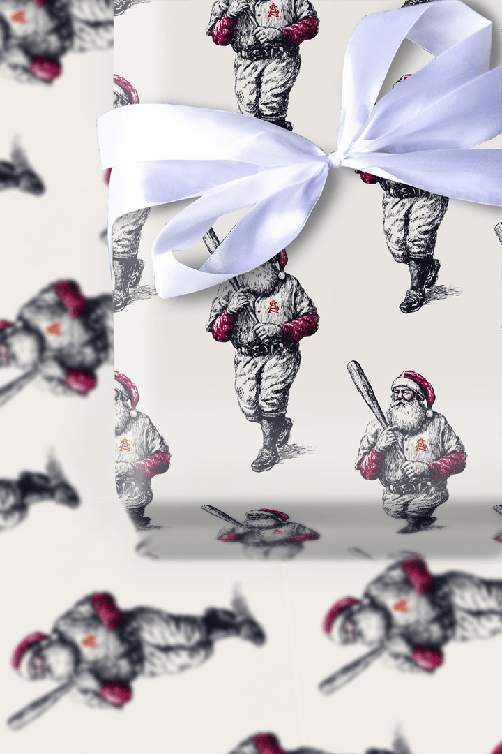 Santa's Sun Devil Swing - Wrapping Paper - Aspen & Arlo