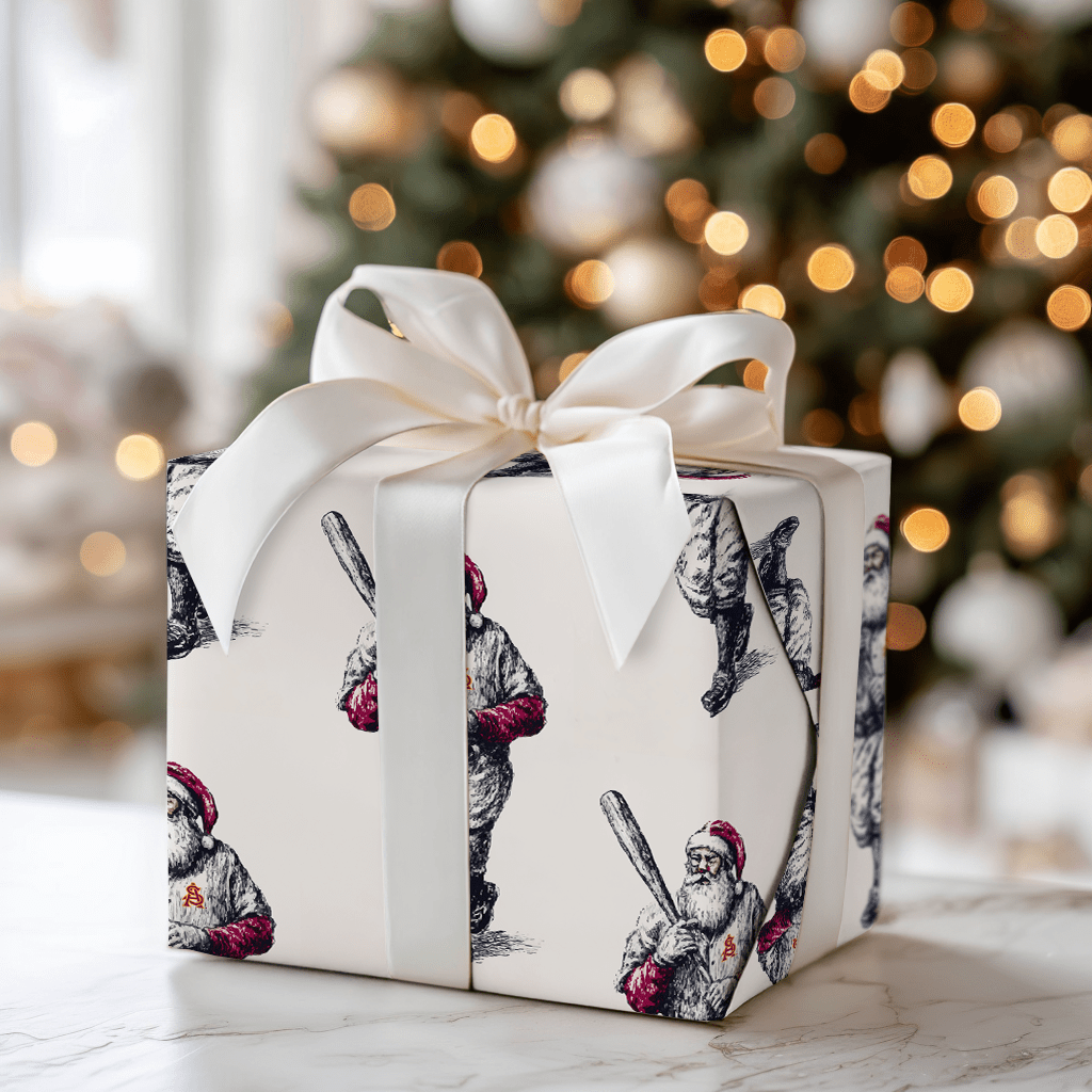 Santa's Sun Devil Swing - Wrapping Paper - Aspen & Arlo