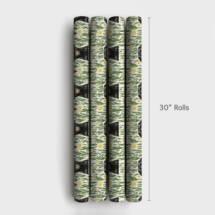Park with the Black Lab - Wrapping Paper - Aspen & Arlo