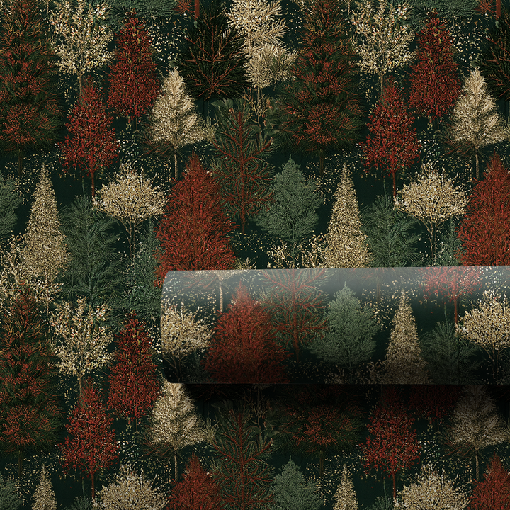 Gilded Midnight Forest