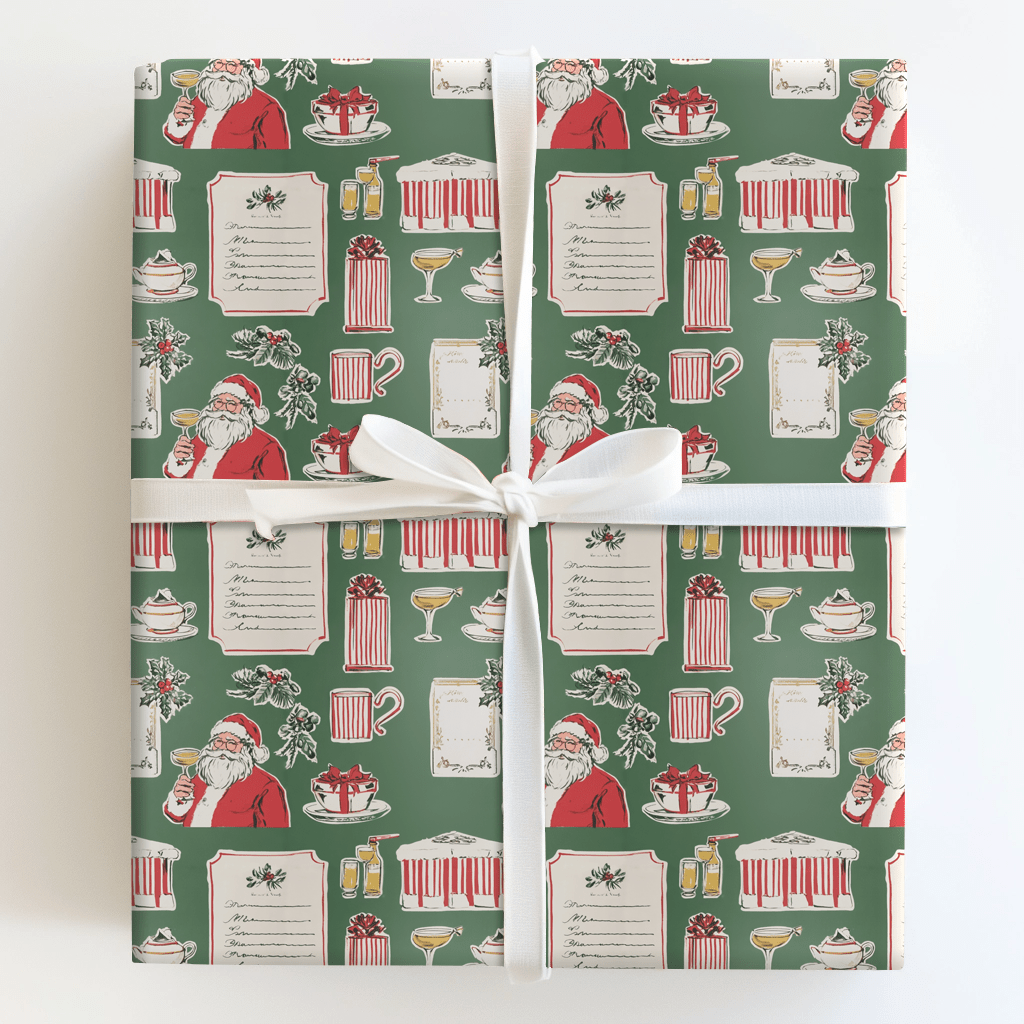 A Tinsel Toast - Wrapping Paper - Aspen & Arlo