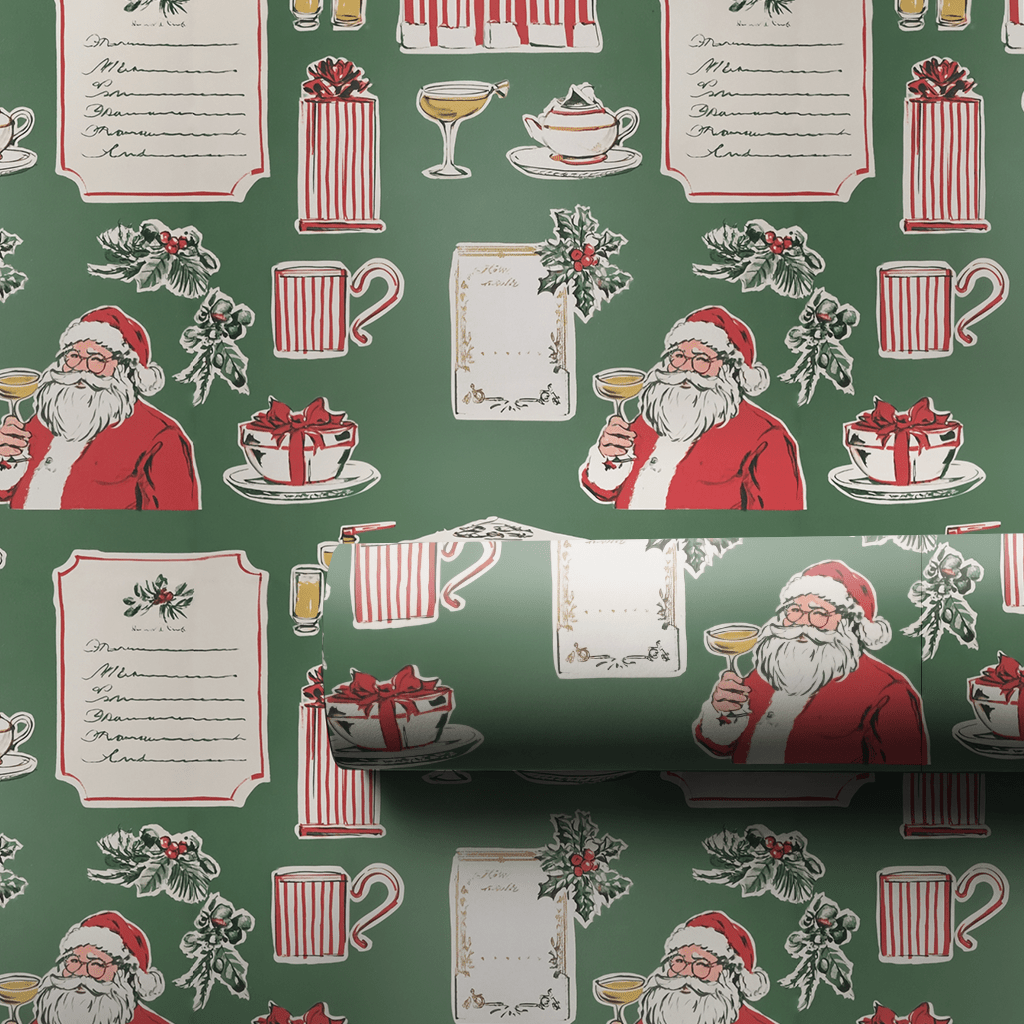 A Tinsel Toast - Wrapping Paper - Aspen & Arlo
