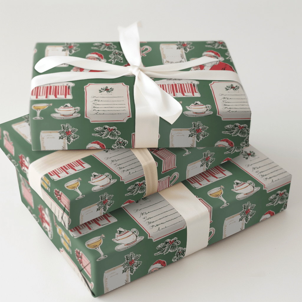 A Tinsel Toast - Wrapping Paper - Aspen & Arlo