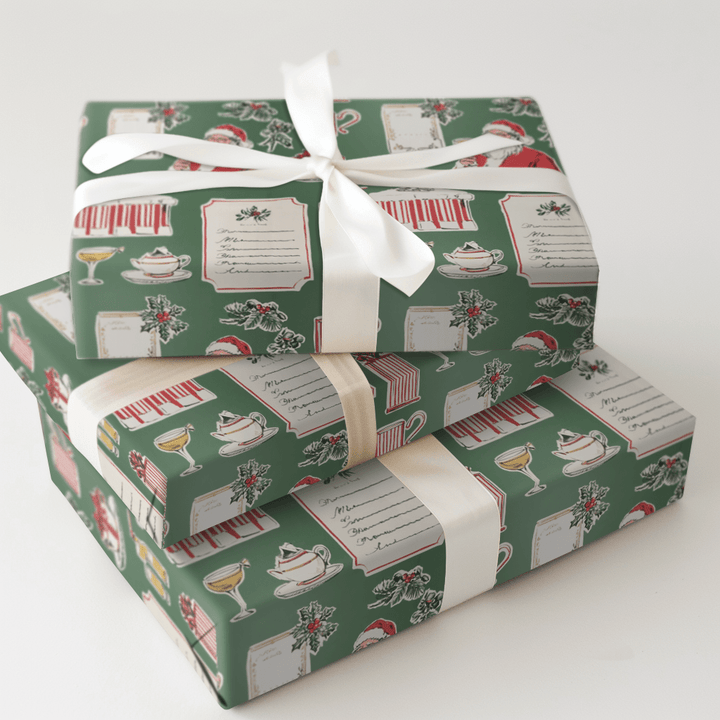 A Tinsel Toast - Wrapping Paper - Aspen & Arlo