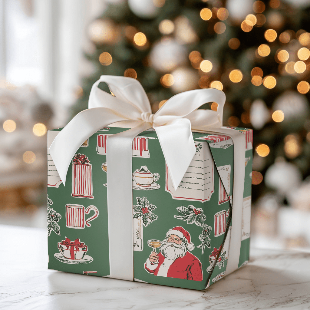 A Tinsel Toast - Wrapping Paper - Aspen & Arlo