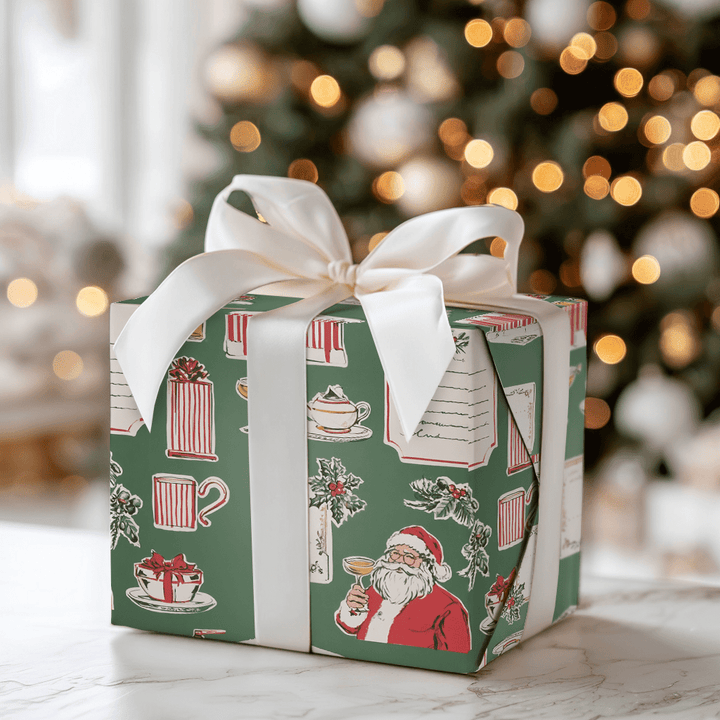 A Tinsel Toast - Wrapping Paper - Aspen & Arlo