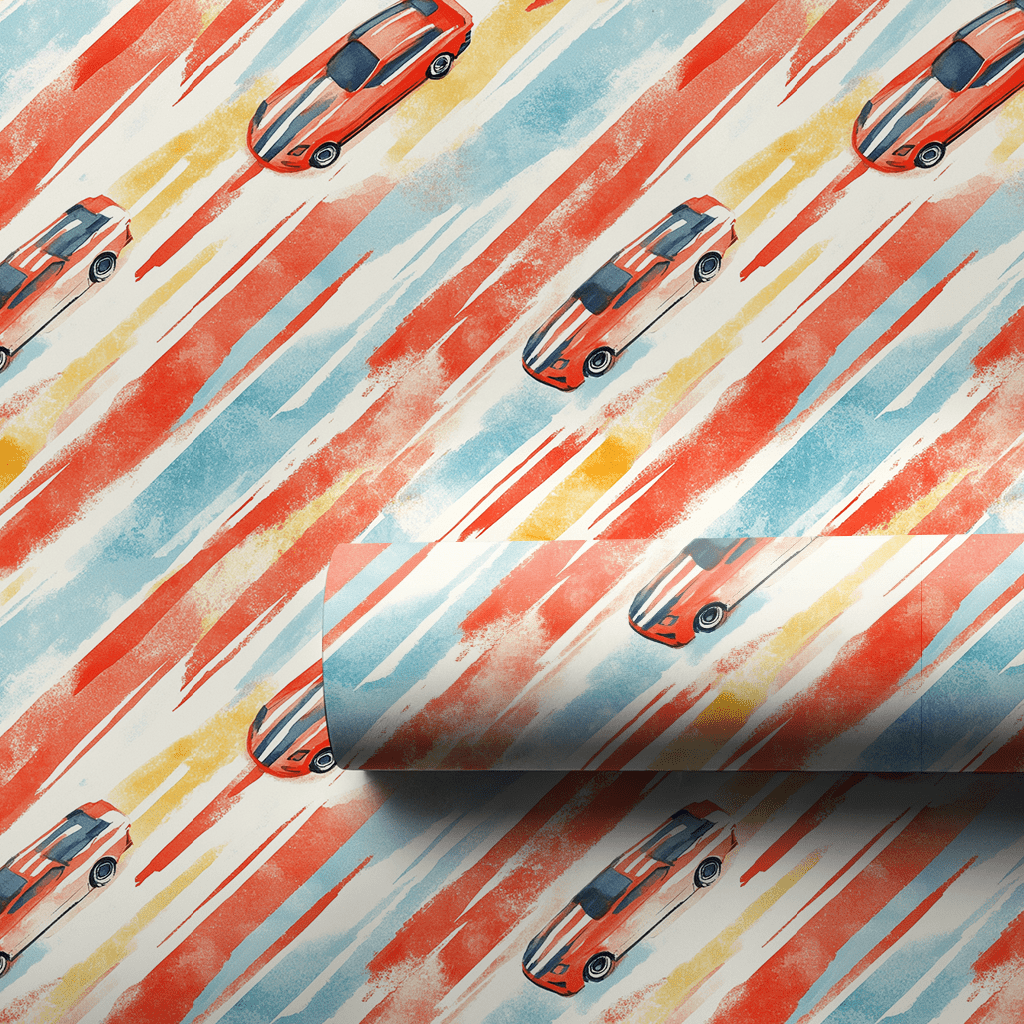 Road Rage - Wrapping Paper - Aspen & Arlo