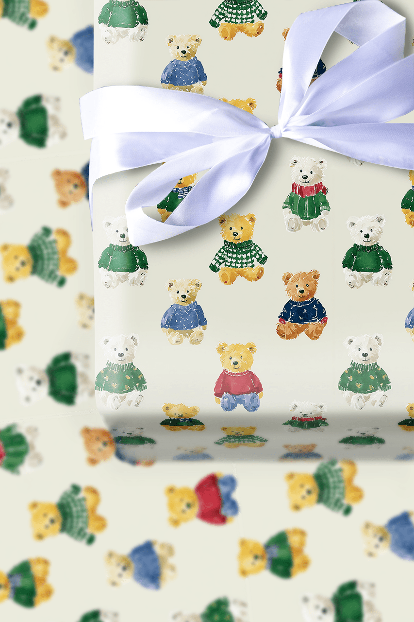 Teddy Grant - Wrapping Paper - Aspen & Arlo
