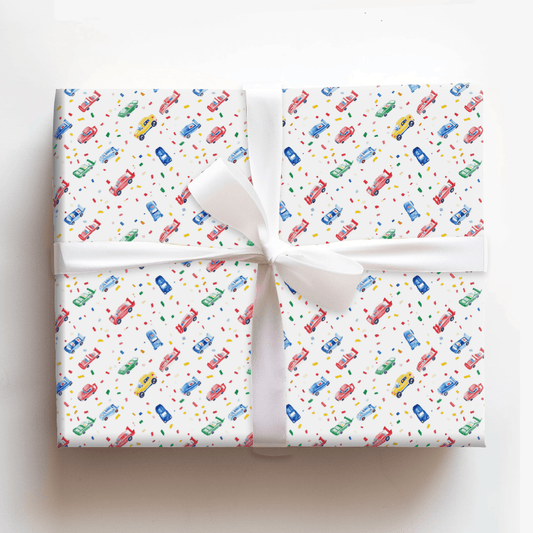 Confetti on the Track - Wrapping Paper - Aspen & Arlo