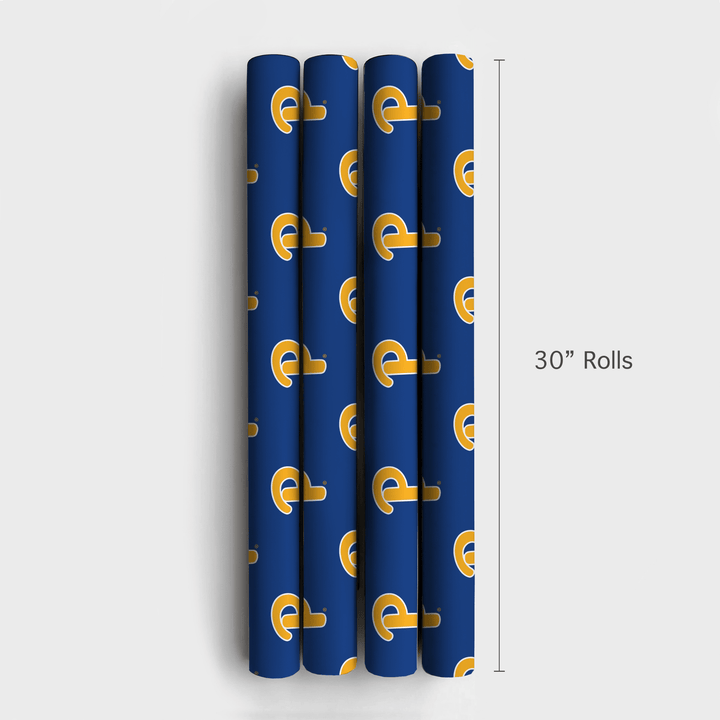 P for PITT - Wrapping Paper - Aspen & Arlo