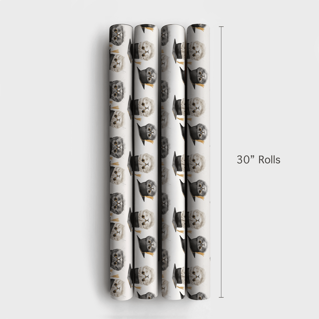 Cats Commencement - Wrapping Paper - Aspen & Arlo