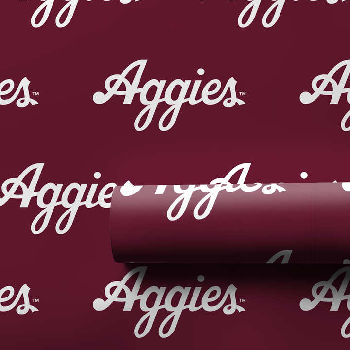 Aggies Letters - Wrapping Paper - Aspen & Arlo