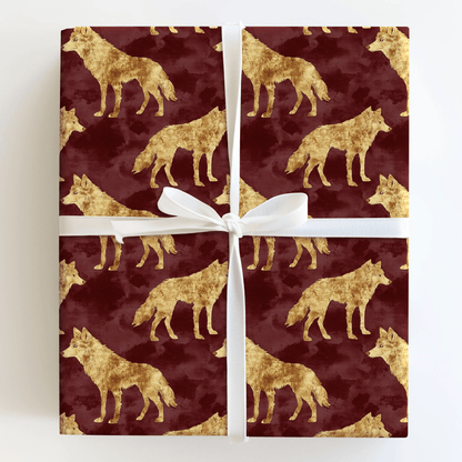 Lone Wolf - Wrapping Paper - Aspen & Arlo