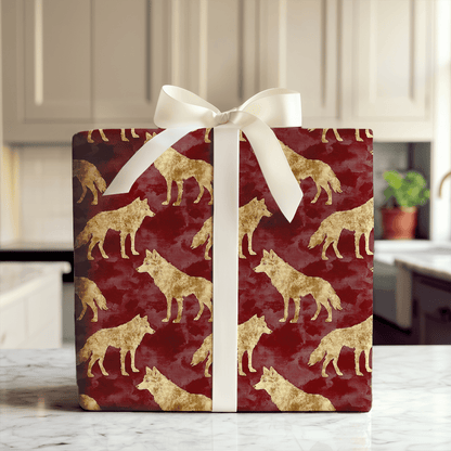 Lone Wolf - Wrapping Paper - Aspen & Arlo