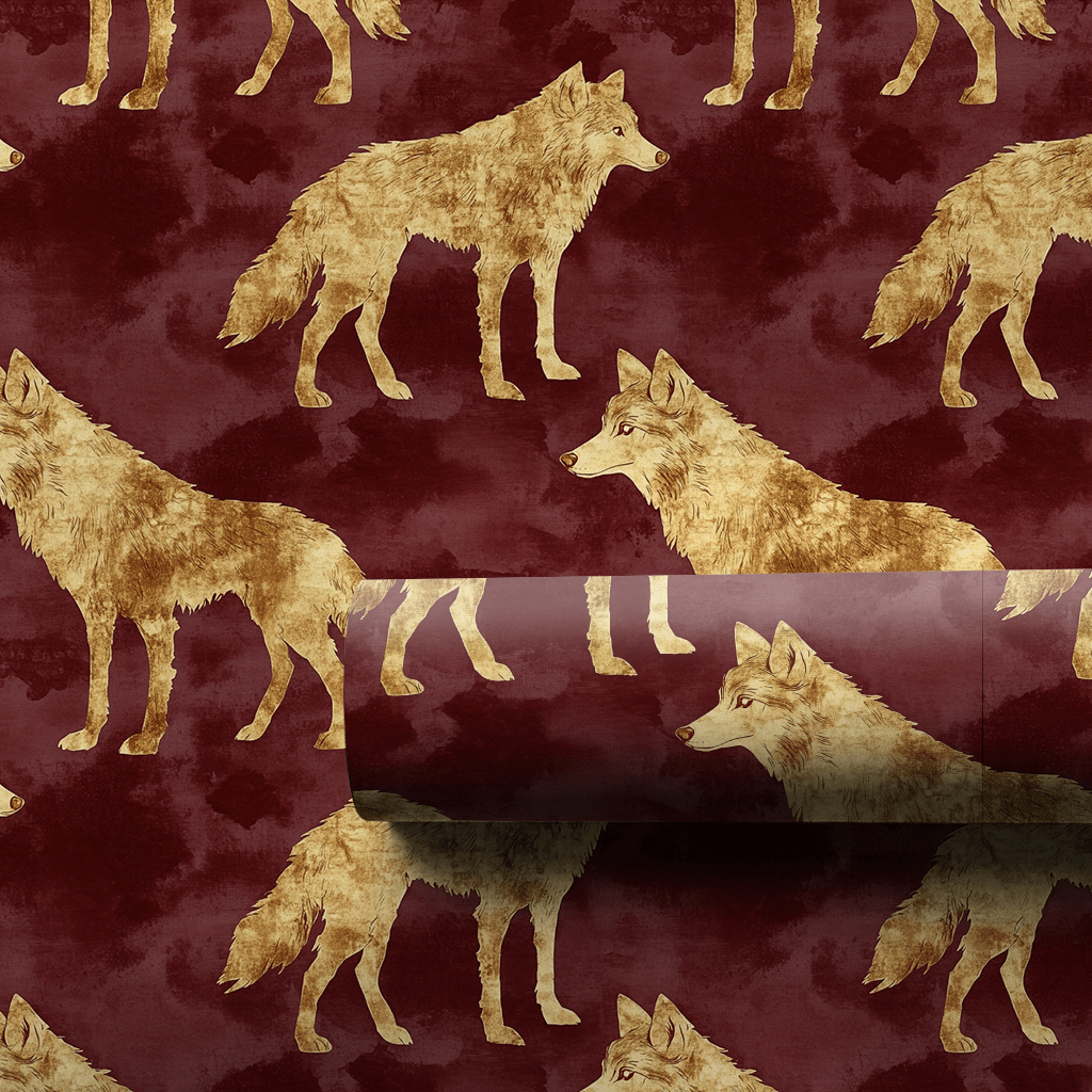 Lone Wolf - Wrapping Paper - Aspen & Arlo
