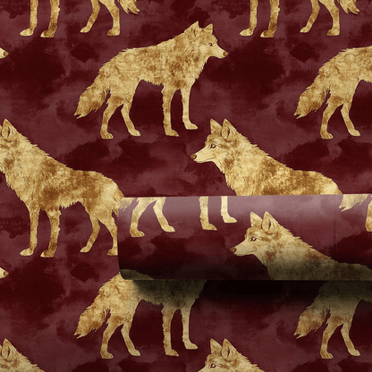 Lone Wolf - Wrapping Paper - Aspen & Arlo